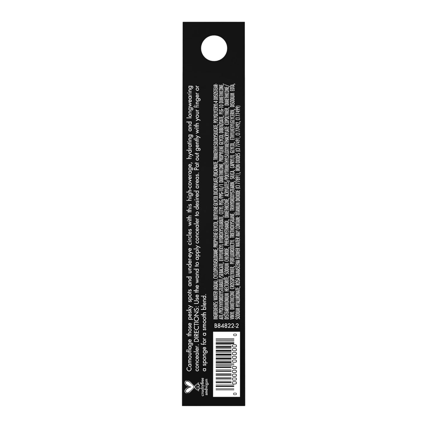 e.l.f. Hydrating Camo Concealer, Full Coverage, Satin Finish, Vegan, Light Sand - Cart Shape