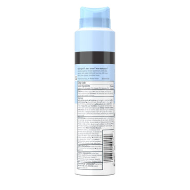 Neutrogena Ultra Sheer Body Mist Sunscreen Spray, Broad Spectrum SPF 70, Lightweight Spray Sunscreen, Non-Greasy & Water Resistant, Oil-Free & Non-Comedogenic UVA/UVB, 5 oz, Pack of 3