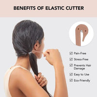 Kitsch Hair Tie Cutter – Pain-Free, No-Damage Tool for Kids, Girls & Toddlers (3pc) - Cart Shape
