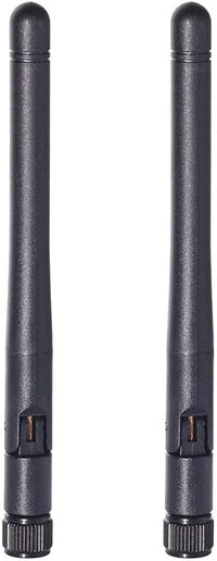 Bingfu Dual Band WiFi 2.4GHz 5GHz 5.8GHz 3dBi MIMO RP-SMA Male Bluetooth Antenna (2-Pack) for PC Computer WiFi Router Wireless Network Card USB Adapter Security IP Camera Video Surveillance Monitor