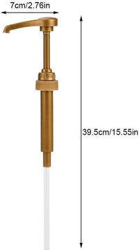 Syrup Pump Compatible with Torani, DaVinci and Skinny (Set of 2) - fits bottles (25.4 oz-750ml)