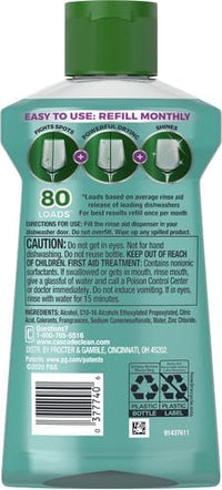 Cascade Platinum Dishwasher Rinse Aid, 8.45 fl oz