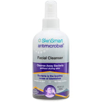 SkinSmart Antimicrobial Facial Cleanser for Breakouts & Blemishes; Hypochlorous Acid Formula Targets Bacteria to Reduce Skin Irritation and Flush Pores Clean, 8 oz Spray, All Ages & All Skin Types