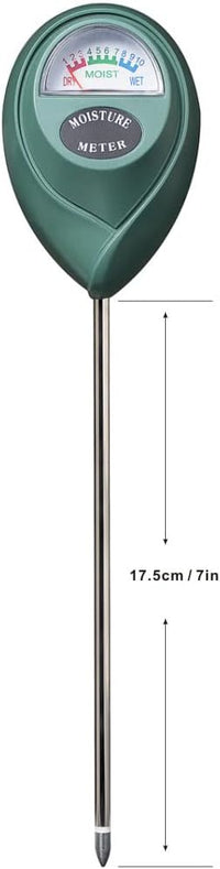 XLUX Soil Moisture Meter, Plant Water Monitor, Hygrometer Sensor for Gardening, Farming, Indoor and Outdoor Plants, No Batteries Required