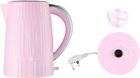 Russell Hobbs Electric Kettle (Hot Water, Tea or Coffee, 1.7L, Push to open lid, Perfect pour spout, Removable washable filter, Illuminated switch, Chrome accents, Raspberry, 3000W) Eden 27362