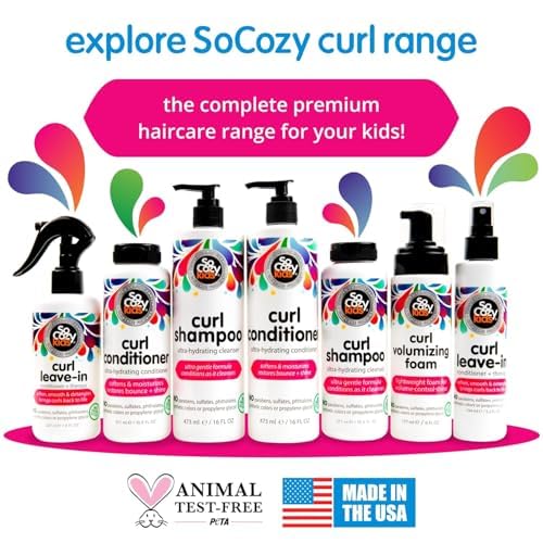 So Cozy Detangler & Leave In Conditioner Spray - Hair Detangler Spray for Kids - Paraben-Free Leave In Hair Conditioner & Detangling Spray for Frizzy Hair (8 fl oz)