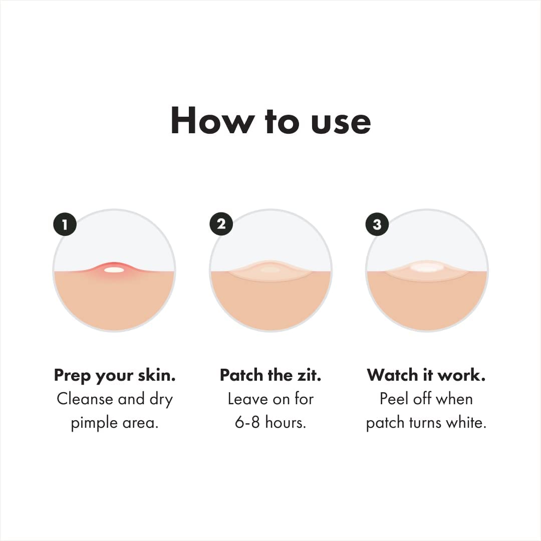 Mighty Patch™ Original patch from Hero Cosmetics – The #1 Hydrocolloid Acne Pimple Patch for Shrinking Zits and Whiteheads in 1 use; Nighttime Spot Stickers for Face and Skin (36 Count)