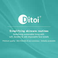 Ultra Thick Disposable Face Towels, Lint-Free Wipes for Makeup Removal, 50 Count - Cart Shape