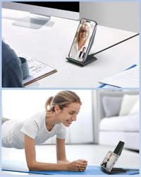 Fast Wireless Charger, NANAMI 15W Qi Certified Wireless Charging Stand Compatible iPhone 16/15/15 Pro/15 Plus/15 Pro Max/14/14 Pro/13/12, for Samsung Galaxy S25/S24/S23/S22/S21 and Qi-Enabled Phone
