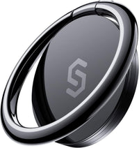 Syncwire Cell Phone Ring Holder Stand, 360 Degree Rotation Finger Ring Kickstand Polished Metal Phone Grip for Magnetic Car Mount