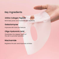 BIODANCE Bio-Collagen Real Deep Mask, Hydrating Overnight Hydrogel Mask, Pore Minimizing, Elasticity Improvement, 34g x4ea