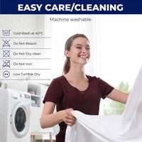 Caroline Shatuik Waterproof Mattress Protector King |40cm Extra Deep Fitted King Size Waterproof Bed Protector Topper | Non Noisy & Breathable Mattress Cover King Size Bed(152 X 200 +40CM)