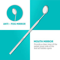 Dental Tools HOKIN Plaque Remover Teeth Cleaning Tool 4 Pcs Dental Care Kit Tooth Filling Repair Set Stainless Steel Dental Tools for Men Women Kids and Pet Care