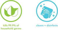 Method Antibacterial Toilet Bowl Cleaner, Spearmint, Kills 99.9% of Household Germs, 24 Fl Oz
