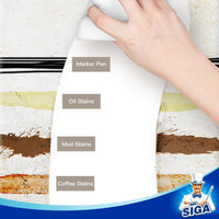 MR.SIGA Multi-Functional Eraser Sponge, Magic Cleaning Pads for Kitchen Household Cleaning, 12 Count, Size 4.7" x 2.4" x 1.2"