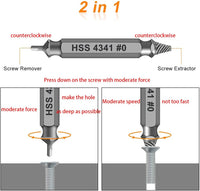 Gifts for Men,Damaged Screw Extractor Set-Christmas Stocking Stuffers for Men Adults Him,Mens Gifts for Dad,Husband,Stripped Screws Nuts & Bolts Drill Bit Tools for Easy Removal of Rusty Broken Screw