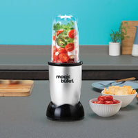nutribullet magic bullet Blender, Mixer & Food Processor All-in-One - 10pc Kit - 200W - Sleek & Compact Design - Chop, Blend, Grate, Grind, Mix & Whip in Seconds - Easy Lock On & Pulse Feature