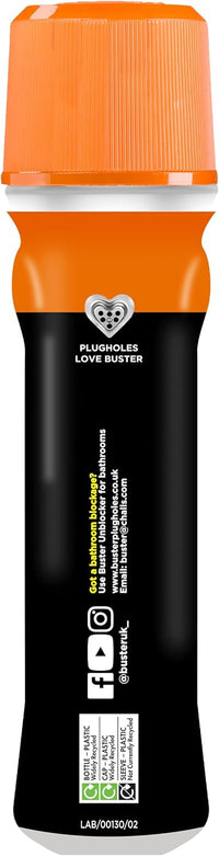 Buster Kitchen Plughole Unblocker 150g, Pack of 3 - Kitchen Drains & Sinks Unblocker, Blasts Fat & Food Debris – Fast Acting Plughole Unclogger, Clears Blockages & Slow-Draining Water