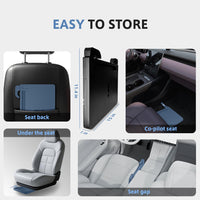 Steering Wheel Tray, Car Food Tray, Car Desk for Laptop, Multipurpose Car Table for Eating & Work, Adjustable Car Tray with Drawer and Anti-Slip Protective Adhesive