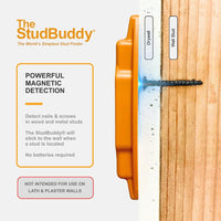 The Original StudBuddy® Magnetic Stud Finder - Made in the USA - Easy to Use Stud Finder - No Batteries Required - Powerful Magnet Stud Finder - Stud Finder for Drywall and Wood