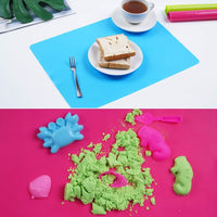 3 Pack Silicone mat Large Silicone Sheets for Crafts, Liquid, Resin Jewelry Casting Molds Mat, Silicone Placemat 15.7” x 11.8” (Blue & Rose Red & Green)