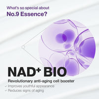 Numbuzin No.9 Essence | NAD+ BIO Lifting Serum for Firming & Wrinkles | 1.69 fl. oz. - Cart Shape