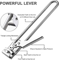 Master Jar & Bottle Opener, Adjustable Multifunctional Stainless Steel Can Opener Jar Lid Gripper, Manual,Kitchen Accessories