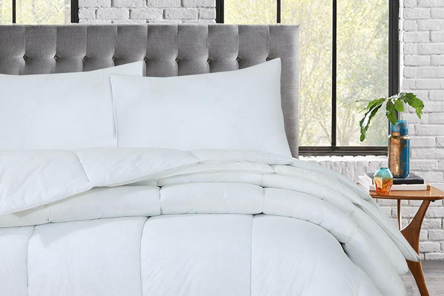 SleepyNights Single 10.5 Duvet Quilt Tog All Year Round Season Non Allergenic Hollowfibre – Polypropylene Cover