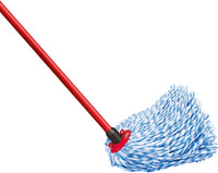 Vileda Supermocio Micro and Cotton Mop Refill, White, 18 x 10 x 37 cm, Pack of 2
