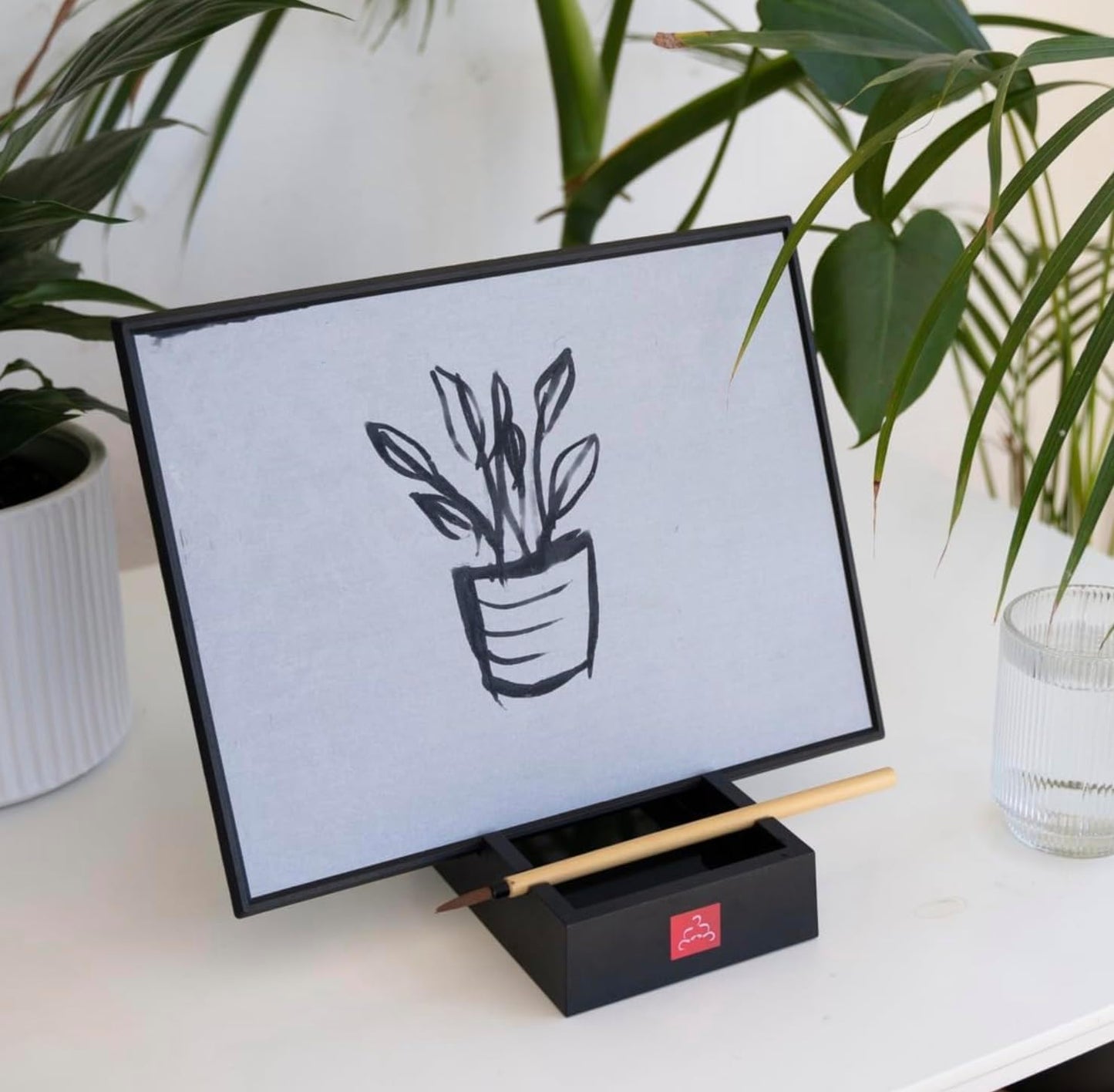 Buddha Board – The Original Water Painting Board for Mindfulness & Creativity – Unique Gift for Artists, Adults & Kids – Mess-Free Zen Art Supplies