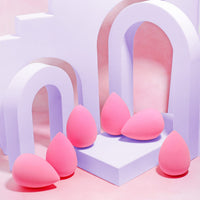 AOA Studio Latex-Free Makeup Sponge Set of 6, Super Soft for Powder, Cream & Liquid - Cart Shape