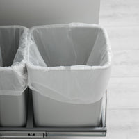 Small Trash Bags 4 Gallon - 105 Count 4 Gallon Trash Bag, Unscented Small Garbage Bags Bathroom Trash Bags, White 4 Gal Small Trash Can Liners