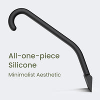 dancemoon JustHang Shower Squeegee for Glass Doors, All-One-Piece Silicone with Built-in Hook Design for Easy Hanging, Household Window Mirror Squeegee for Bathroom, Glass, Kitchen, Tile Wall, Car