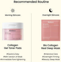 Biodance Collagen Gel Toner Pads, Pore Minimizer for Face, Improving Elasticity, Gentle Exfoliating Toner Pads for Sensitive Skin, Korean Skincareㅣ4.93 fl.oz.(140g)*60Pads