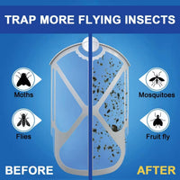 BAIMNOCM 33 Pack Refills Cartridge Compatible with Zevo Flying Insect Trap Refill M364 M364A and Max, White