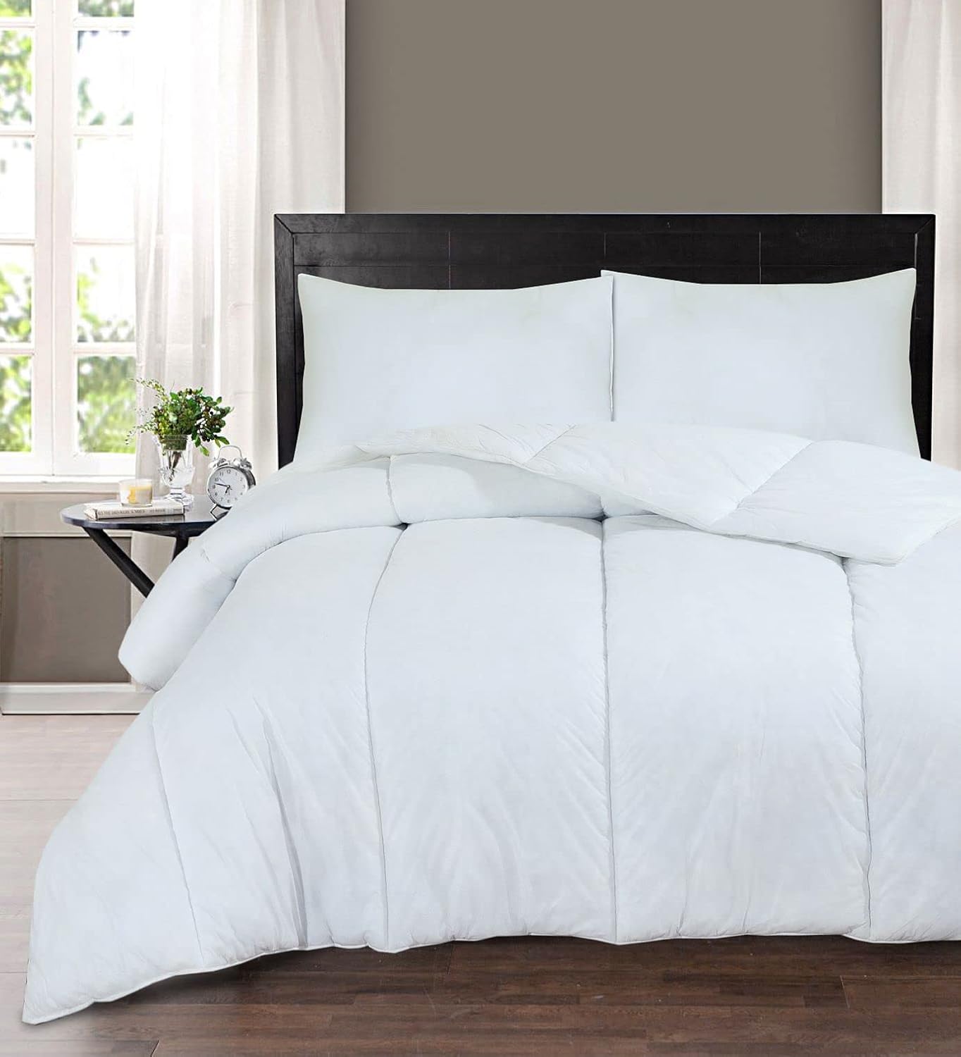 SleepyNights Single 10.5 Duvet Quilt Tog All Year Round Season Non Allergenic Hollowfibre – Polypropylene Cover