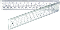 Helix Oxford 30cm Folding Ruler, Oxford Blue