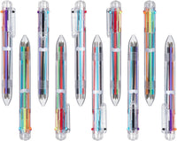 Favide 22 Pack 0.5mm 6-in-1 Multicolor Ballpoint Pen,6-Color Retractable Ballpoint Pens for Office School Supplies Students Children Gift,Kids Party Favors