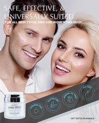 Dark Spot Remover for Face and Body: Hyperpigmentation Treatment - Natural Ingredient - Freckle/Melasma/Sun Spot/Age Spot Remover - Dark Spot Corrector Cream for Women and Men