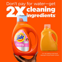 Tide Plus Boost of Ultra Downy Liquid Laundry Detergent, April Fresh Scent, 132 fl oz, 94 Loads, Laundry Detergent Liquid with Long-Lasting Freshness