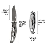 Gerber Gear Paraframe Mini Pocket Knife, 2.2" Fine Edge Small EDC Folding Knife with Safety Lock for Everyday Carry, Gifts for Men, Stainless Steel
