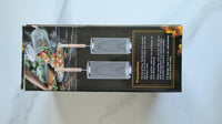 Nesting Grill Baskets (2PCS) with Removable Wooden Handle, Stainless Steel BBQ Tools - Cart Shape