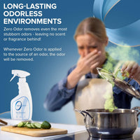 Zero Odor - Multi-Purpose Strong Odor Eliminator for Home, Office, Car, Bathroom, Hotel, Room Deodorizer, and Odor Neutralizer, 16oz