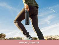 26 oz Insulated Water Bottle with 2-in-1 Straw and Spout Lid, Keep Cold 24H, Leak-Proof, Fits in Car Cup Holder, Stainless Steel Water Bottle for Sports, Travel, and School (Cotton Candy)