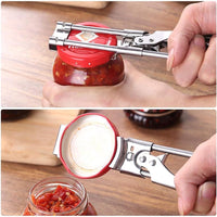 Master Jar & Bottle Opener, Adjustable Multifunctional Stainless Steel Can Opener Jar Lid Gripper, Manual,Kitchen Accessories
