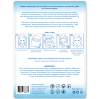Ebanel 10 Pack Collagen Face Mask with Hyaluronic Acid, Vitamin C, Peptide, Aloe, Instant Brightening Hydrating Face Masks Skincare Korean Sheet Mask, Skin Firming, Lifting Anti Aging Facial Masks