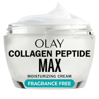 Olay Collagen Peptide Face Moisturizer, Firming Cream for Women, Fragrance-Free, Non-Greasy - Hydrating, Anti-Aging, Anti-Wrinkle, Smoothing of Fine Lines, Tightening Skin Care - Niacinamide, 1.7 Oz
