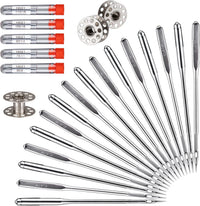 Sewing Machine Needles, 50 PCS Universal Sewing Machine Needle, Compatible with Singer, Brother, Janome, Varmax, Sizes HAX1 65/9, 75/11, 90/14, 100/16, 110/18 (50 PCS)