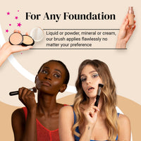 Premium  Flat Top Kabuki Foundation Brush By KESHIMA - Cart Shape