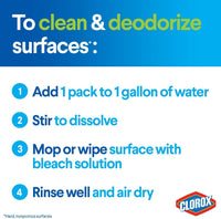 Clorox Zero Splash Bleach Packs - Laundry Pods, 4 Pack